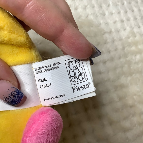 Moose Shopkins Kookie Cookie Yellow Cookie Plush Stuffed Animal - Picture 5 of 10